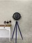 150 cm Dekoratif Tripod Ayaklı Metal Siyah Saat 3