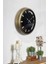40 cm Metal Rakamsız Siyah Kadran Modern Dekoratif Lüks Duvar Saati 3