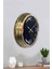 40 cm Siyah Kadran Modern Lüks Metal Duvar Saati 2