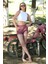 - Şort Crop Bordo Takım 26550 3