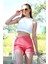 Modlive- Şort Crop Kırmızı Takım 26550 3