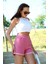 Modlive- Şort Crop Pembe Takım 26550 1