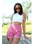 Modlive- Şort Crop Pembe Takım 26550 2