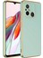 Redmi 12C Parlak Yapılı ve Kenarları Altın Görünümlü Şık Bark Premium Silikon Kılıf 1