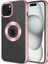 iPhone 15 Şık Tasarımlı ve Parlak Omega Premium Silikon Kılıf 1