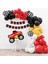 Yarış Araba Temalı Balon Zincir Doğum Günü Parti Seti 4x4 Araba Folyo Balon 1