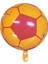 Sarı Kırmızı Futbol Temalı Balon Seti Doğum Günü Balon Seti 3