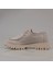 Bej Elegans Suede Kadın Oxford Ayakkabı 4