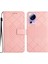 Xiaomi 13 Lite Için Flip Case Elmas Kabartmalı Kart Yuvası Standı Cüzdan Pu (Yurt Dışından) 1