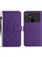 Xiaomi Poco C40 Için Flip Case Kart Yuvası Standı Cüzdan Pu Deri Elmas (Yurt Dışından) 1