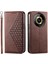 Realme 11 Pro Için Flip Case Standı El Kayışı Eşkenar Dörtgen Şekli Günlük Kullanım Cüzdan (Yurt Dışından) 1
