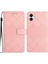 El Kayışı Cüzdan ile Samsung Galaxy A04E Elmas Kabartmalı Flip Case (Yurt Dışından) 1