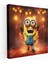 3D Minion Aksiyon Kanvas Tablo - Minyonlar, Duvar Sanatı, Kanvas Tablo, Aksiyon Pozu, 70X70 1