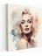 Suluboya Marilyn Monroe Kanvas Tablo - Marilyn Monroe, Ev Dekorasyonu, Narin Renk Yıkamalar, Duvar Dekorasyonu, 30X30 1
