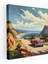 Sahil Yolu Gezisi Kanvas Tablo, 30X30 1