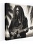 Bob Marley Duvar Tablosu - Zamansız Siyah Beyaz Fotoğraf - Bob Marley, Kanvas Tablo, Bob Marley Duvar Dekorasyonu, Bob Marley, 30X30 1