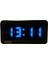 Sanec Dijital LED Duvar ve Masa Saati ve Derece - Turkuaz (Kasa Ölçüsü: 16X40 Cm) 4