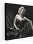 Marilyn Monroe Siyah Beyaz Duvar Tablosu - Marilyn Monroe, Siyah Beyaz Fotoğraf, Duvar Sanatı, Elegance, 50X50 1