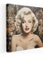 Marilyn Monroe Kanvas Tablo - Büyüleyici Mozaik Duvar Tablosu - Marilyn Monroe, Marilyn Monroe, Unutulmaz Anlar, Kanvas Tablo, 50X50 1