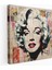 Marilyn Monroe Kanvas Tablo - Vintage Gazete Kolajı Duvar Tablosu - Marilyn Monroe, Kanvas Tablo, Marilyn Monroe, Duvar Dekorasyonu, 30X30 1
