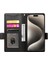 IPhone 15 Için Flip Case Pro Kart Yuvaları Iş Günlük Kullanım Cüzdan Flip (Yurt Dışından) 3