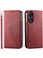 Oppo A78 4g Eşkenar Dörtgen Şekli Günlük Kullanım Için Flip Case El Kayışı Standı Cüzdan (Yurt Dışından) 1