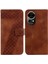 Telefon Kılıfı Için Huawei Nova 12 Kabartmalı Desen Cüzdan Pu Deri Flip Kart (Yurt Dışından) 1
