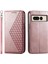 Google Piksel 8 Pro El Kayışı Eşkenar Dörtgen Şekli Günlük Kullanım Cüzdan Için Flip Case (Yurt Dışından) 1