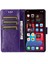 IPhone 13 Için Filp Durumda Bilek Kayışı Kart Tutucu Pu Deri Kickstand (Yurt Dışından) 5