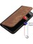 IPhone 16 Için Kılıf Artı Kart Yuvası Standı ile Flip Folio Kitap Kickstand Pu (Yurt Dışından) 5