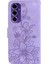 Samsung Galaxy S24 Fe Cüzdan Için Flip Case Kickstand Kart Tutucu Kabartmalı (Yurt Dışından) 5