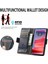 Motorola Edge 50 Pro Cüzdan Ekleme Çok Renkli Çoklu Kart Için Flip Case (Yurt Dışından) 5