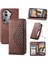 Oppo Oppo 11 Pro 5g Için Flip Case El Kayışı Günlük Kullanım Cüzdan Eşkenar Dörtgen (Yurt Dışından) 1