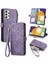 Samsung Galaxy Flip 4g/5g Cüzdan Darbeye Dayanıklı Basit Iş Için Flip Case (Yurt Dışından) 1