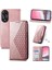 Oppo A78 4g Eşkenar Dörtgen Şekli Günlük Kullanım Için Flip Case El Kayışı Standı Cüzdan (Yurt Dışından) 1