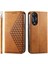 Oppo A78 4g Eşkenar Dörtgen Şekli Günlük Kullanım Için Flip Case El Kayışı Standı Cüzdan (Yurt Dışından) 1