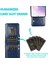 Samsung Galaxy S24 Premium Deri Kart Tutucu Manyetik ile Uyumlu (Yurt Dışından) 5
