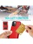 IPhone 12 Pro Kart Tutucu Premium Deri Manyetik Toka ile Uyumlu (Yurt Dışından) 5