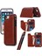 Cüzdan Kılıf IPhone 7 Artı/8 Artı Kart Yuvaları Pu Deri Kart Toka ile (Yurt Dışından) 1