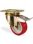 Poliüretan Teker Polyamid Sanayi Tekerleği Frenli - 200 mm Çap 1