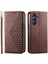Samsung Galaxy M54 Cüzdan Için Flip Case El Kayışı Standı Günlük Kullanım Eşkenar Dörtgen (Yurt Dışından) 1