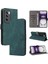 Oppo Oppo 12 5g Pu Deri Kart Yuvaları Için Kılıf Kapak Manyetik Kapatma Rfıd (Yurt Dışından) 5