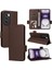 Oppo Oppo 12 5g Için Flip Case Kart Yuvaları Tutucu Yan Toka Cüzdan Pu (Yurt Dışından) 1