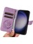 Samsung Galaxy S24 Artı Yüksek Kaliteli Deri ile Kabartmalı Flip Case (Yurt Dışından) 4