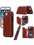 IPhone Se 2020/2022 Çift Manyetik Toka Kickstand Pu Için Cüzdan Kılıf (Yurt Dışından) 1