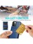 IPhone 12 Pro Kart Tutucu Premium Deri Manyetik Toka ile Uyumlu (Yurt Dışından) 4