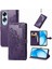 Oppo A60 4g Için Flip Case Basit Iş Zarif Desen Darbeye (Yurt Dışından) 4