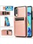 Kılıf ile Huawei P30 Manyetik Toka Kickstand Kart Tutucu ile Uyumlu (Yurt Dışından) 1