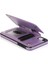 IPhone Xr Desen Çiçek Çift Düğmeler Için Kart Tutucu Kılıf ile Cüzdan (Yurt Dışından) 4