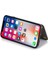 IPhone Xr Desen Çiçek Çift Düğmeler Için Kart Tutucu Kılıf ile Cüzdan (Yurt Dışından) 4